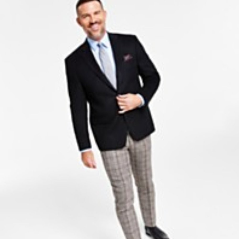 LAUREN RALPH LAUREN Men's Wool/Cashmere-Blend Classic-Fit Sport Coat
